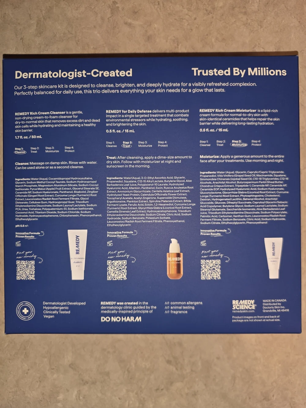 Remedy Derm Brightening Protocol Set - Blue